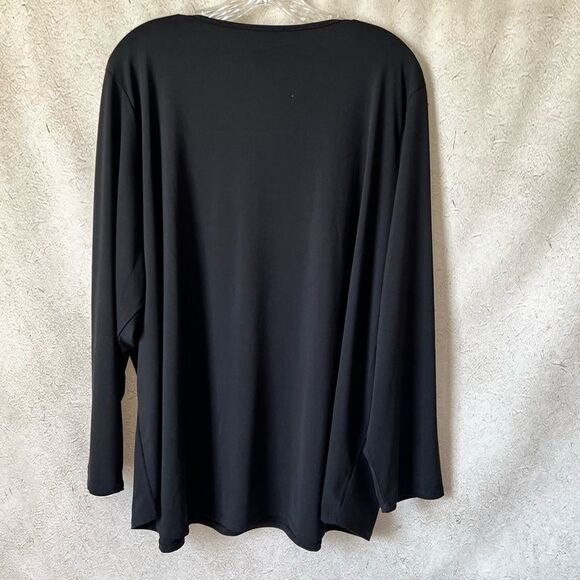 Grace The Perfect Fit Black Long Sleeve Tunic - Picture 4 of 5